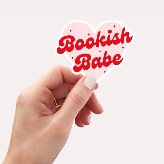 Stylish Bookish Babe Sticker – Ideal for Bookworms