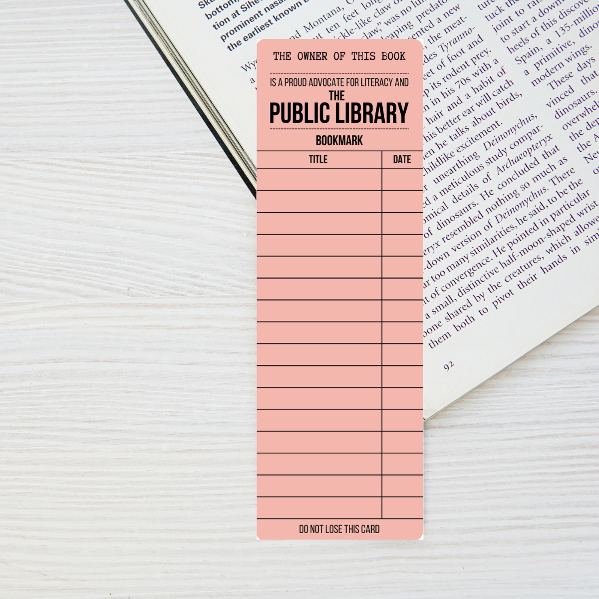 Public Library Bookmarks