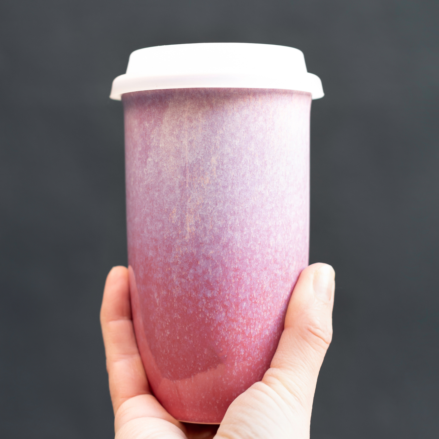 Astral Bloom Ceramic Travel Mug – 12oz Reusable Cup
