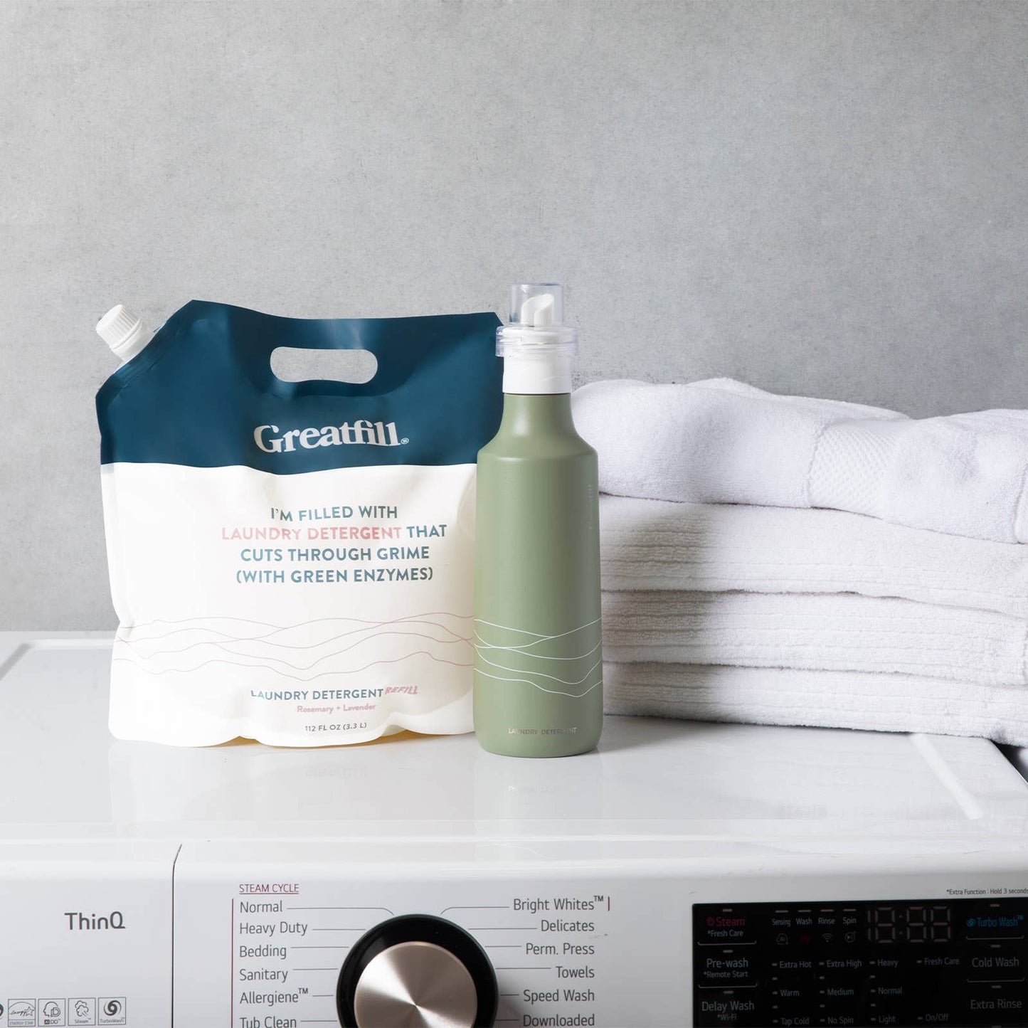 Laundry Detergent bulk Refill (Large): Rosemary + Lavender