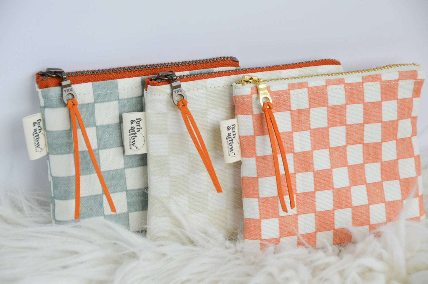 Vans Checkered Zipper Pouch: Small