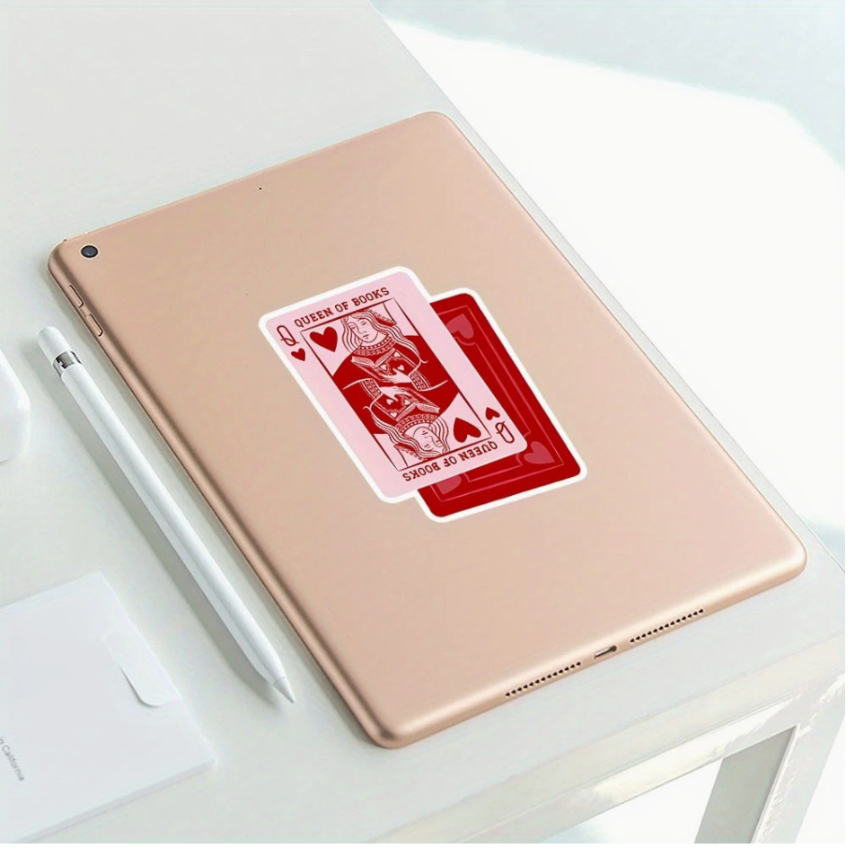 Queen of Books Sticker