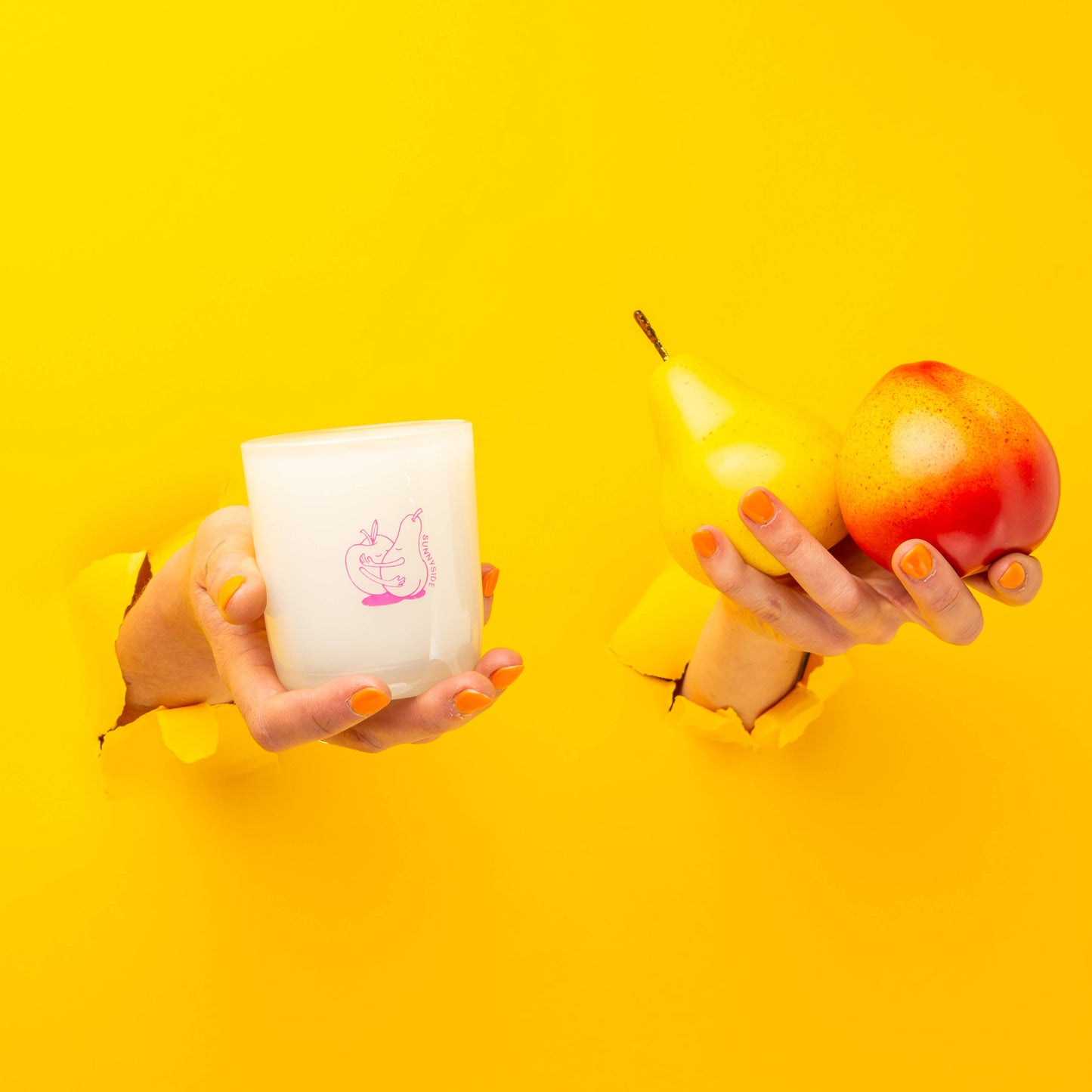 Sunnyside - Pear & Nectarine Coconut Soy 8 oz Candle