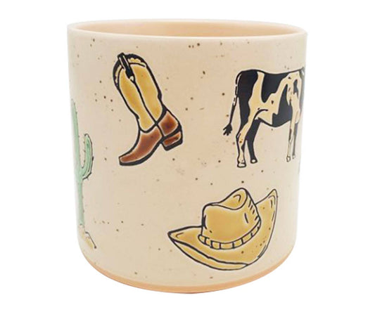 WESTERN ICON PLANTER 5"