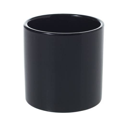 Cercle Pot: 6.5" Pot / Shiny Black