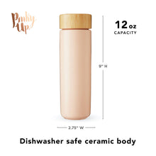 Load image into Gallery viewer, Tatyana Ceramic To-Go Infuser Mug in Coral by Pinky Up
