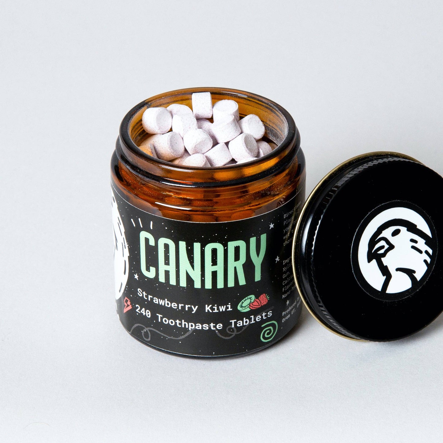Strawberry + Kiwi Toothpaste Tablets: 1 month test drive - 60 tablets