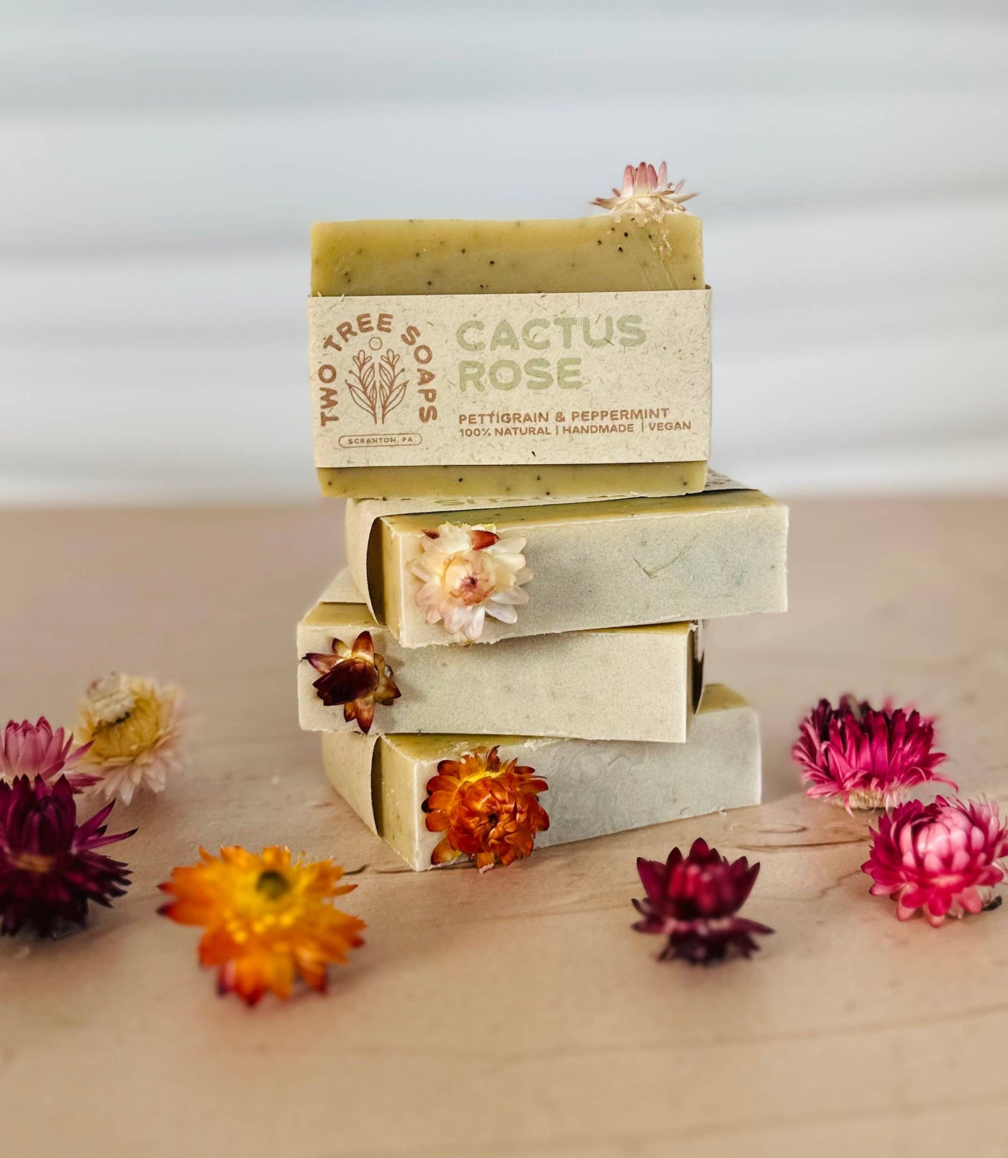 Cactus Rose - Natural Handmade Bar Soap