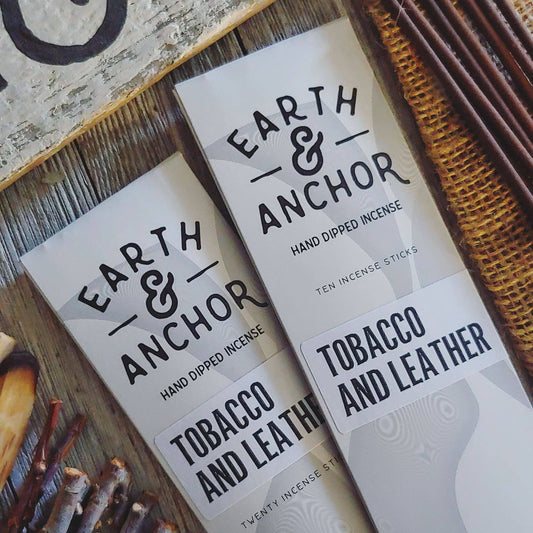 Tobacco & Leather Incense: 10 Sticks