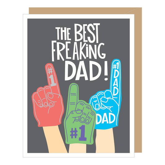 FOAM FINGER DAD FATHER'S DAY CARD