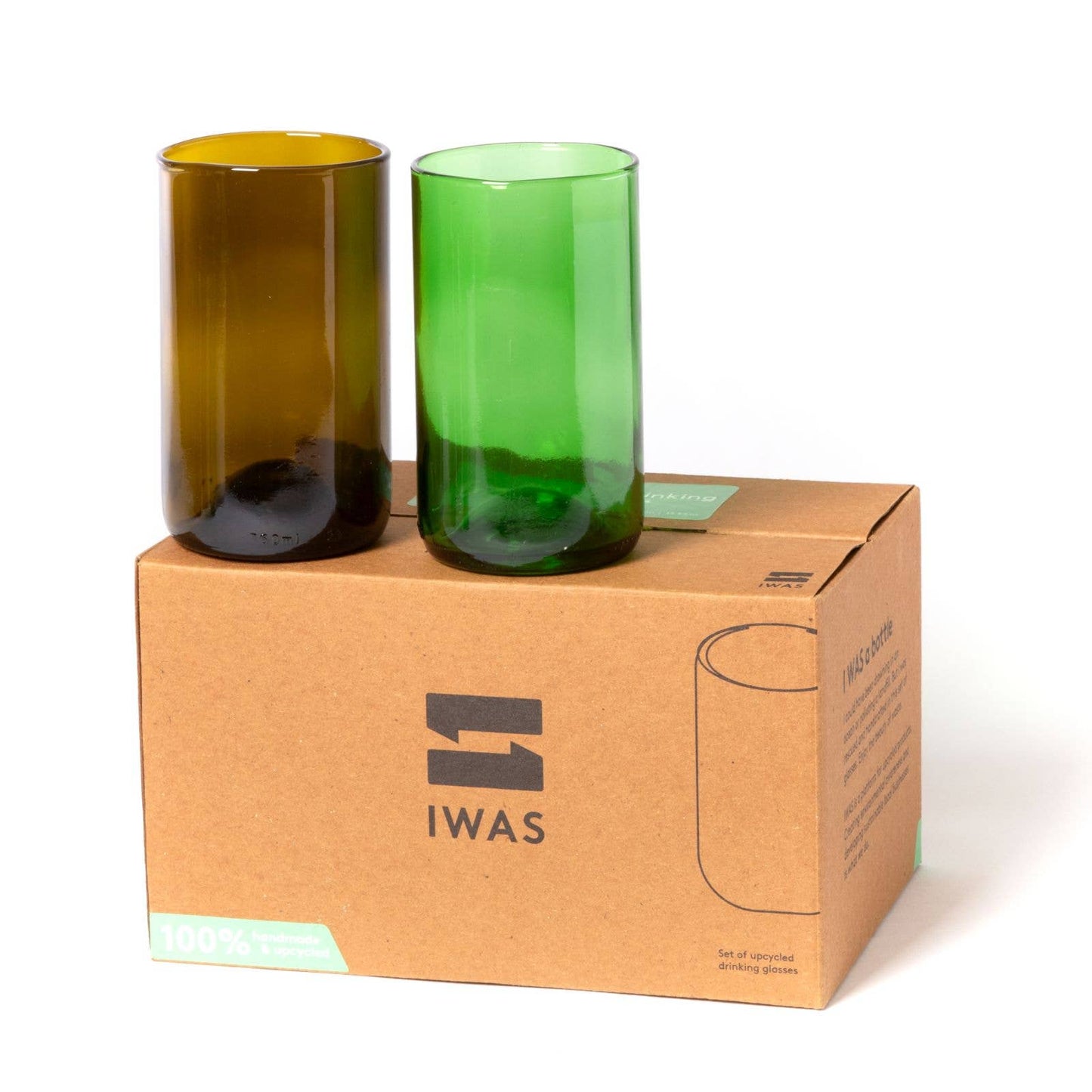 DRINKING GLASSES SET “OLIVE”