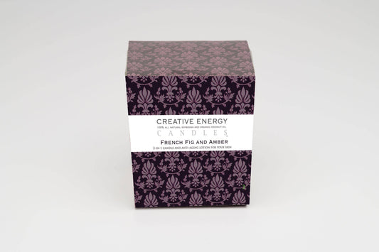 French Fig & Amber: 2-in-1 Soy Lotion Candle
