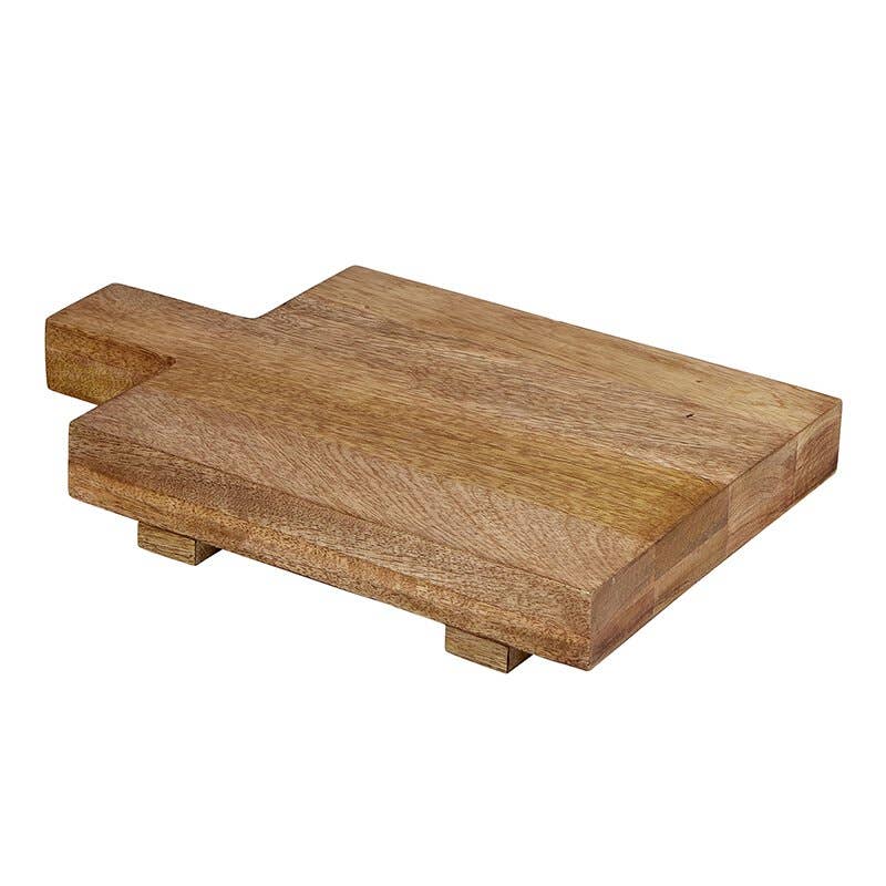 Small Square Footed Cutting Board