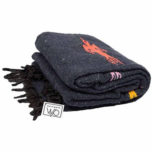 Charcoal Thunderbird Baja Blanket