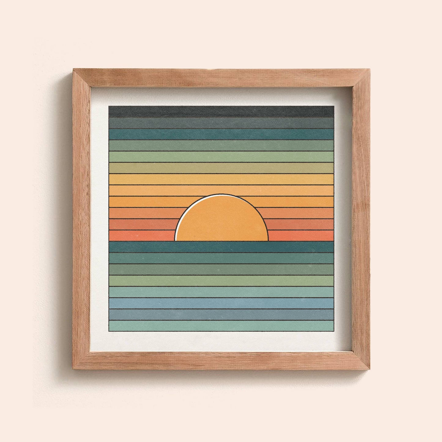 Sinking Sun Print