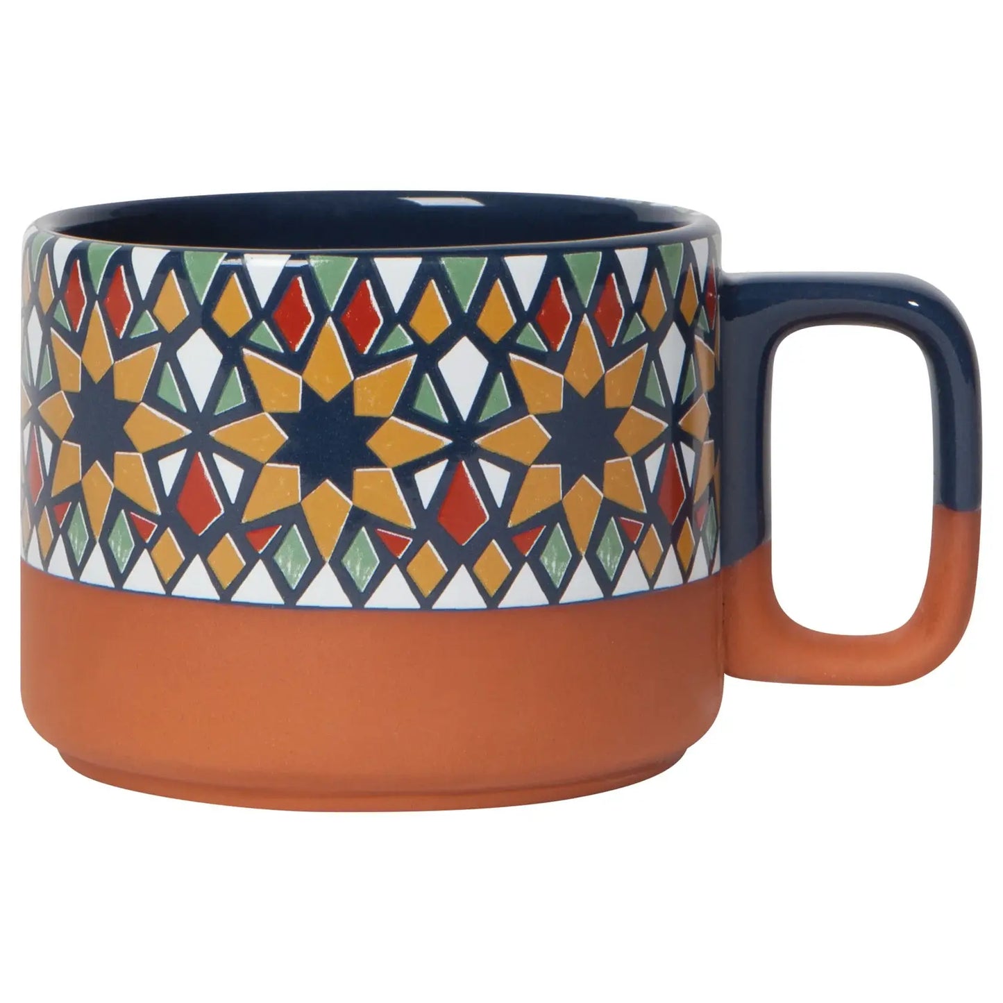 Kaleidoscpe Terracotta Mug Set of 2