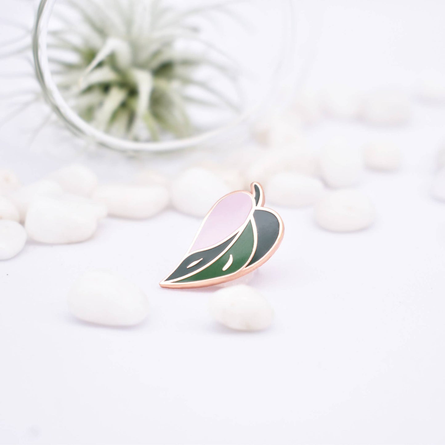 The Pink Princess Philodendron Hard Enamel Pin