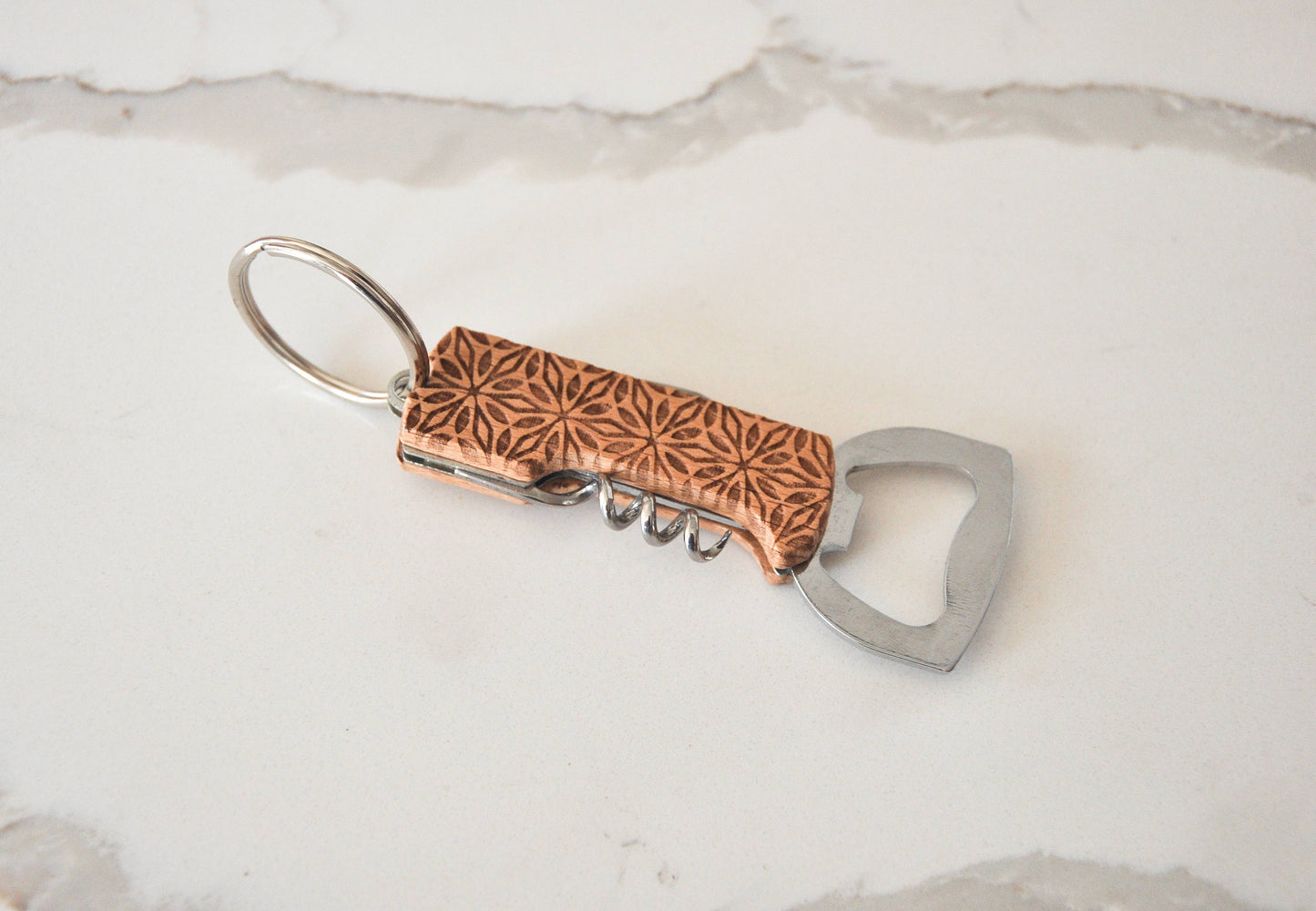 Travel Wine Opener | Wood & Stainless