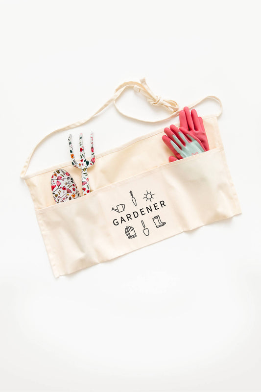 Gardener Apron | Garden Waist Apron | Spring 2024 | Gardener: Cream