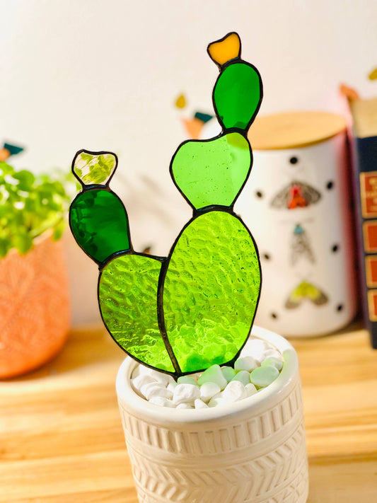 Glass Prickly Pear Cactus