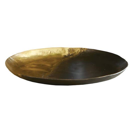 Round Iron Brass Tray