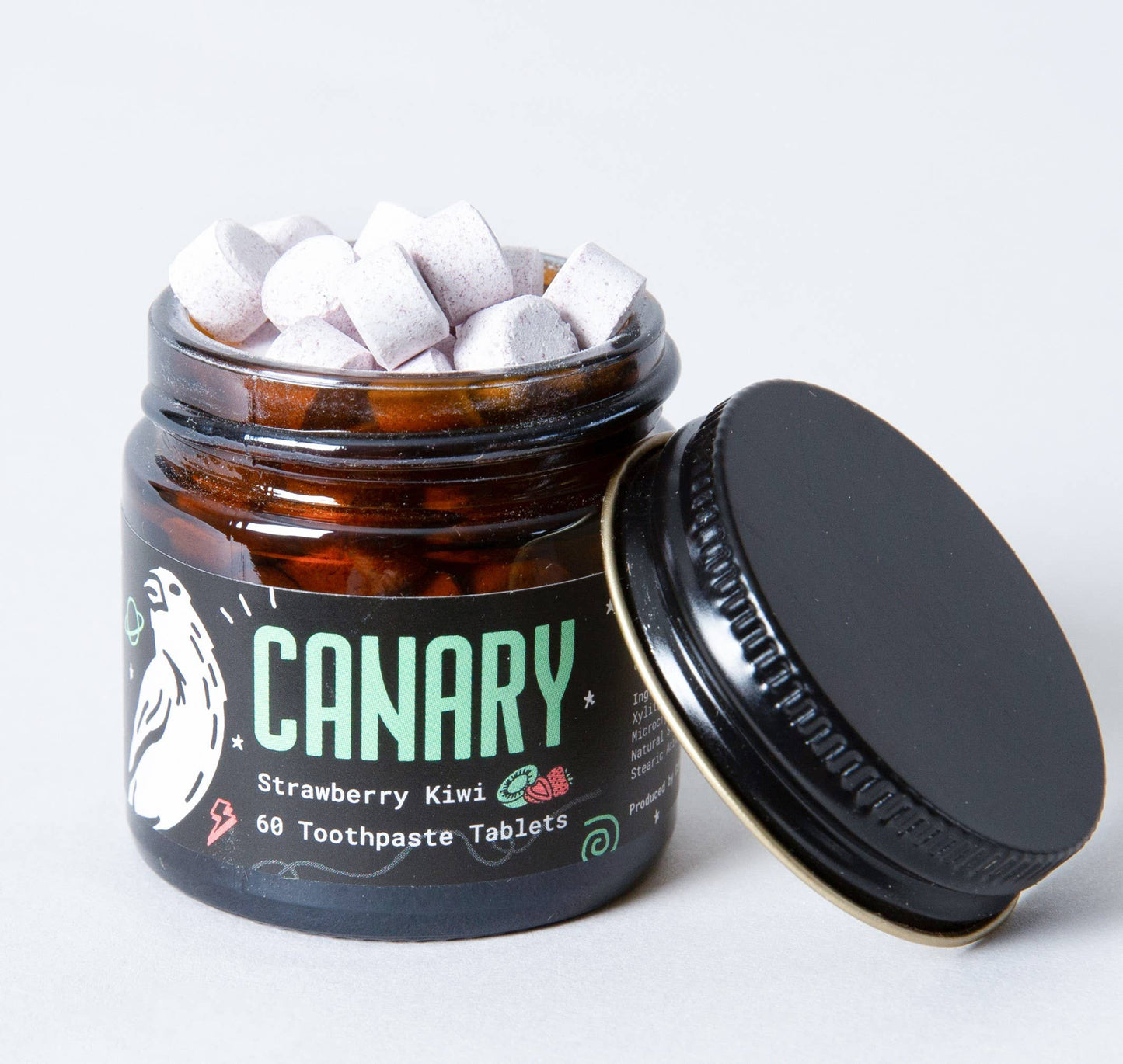 Strawberry + Kiwi Toothpaste Tablets: 1 month test drive - 60 tablets