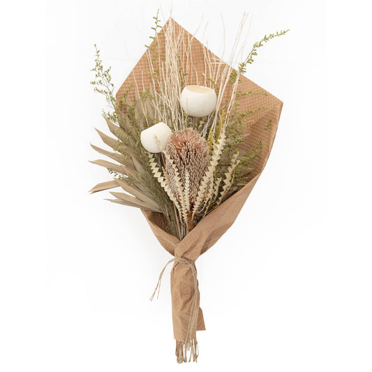 Banksia &  Palm Bouquet