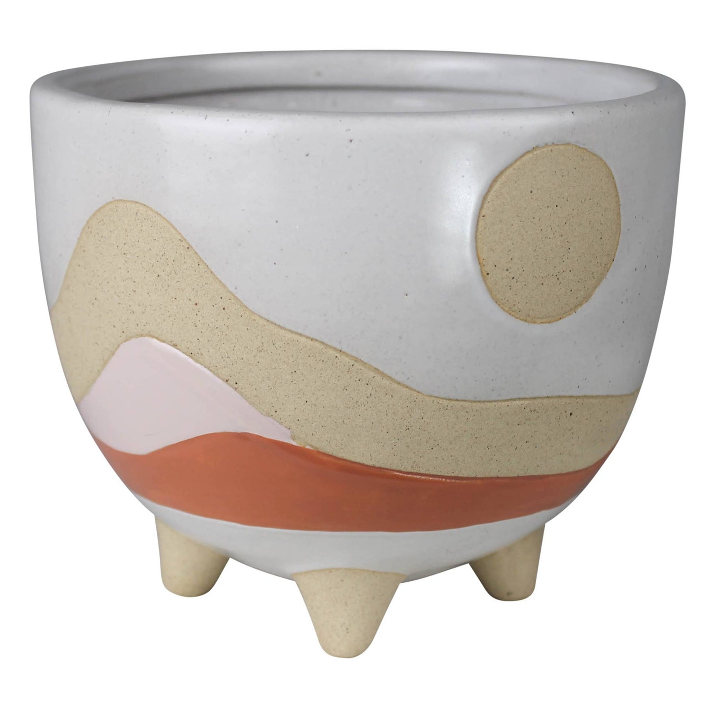 Desertscape Cachepot, Ceramic