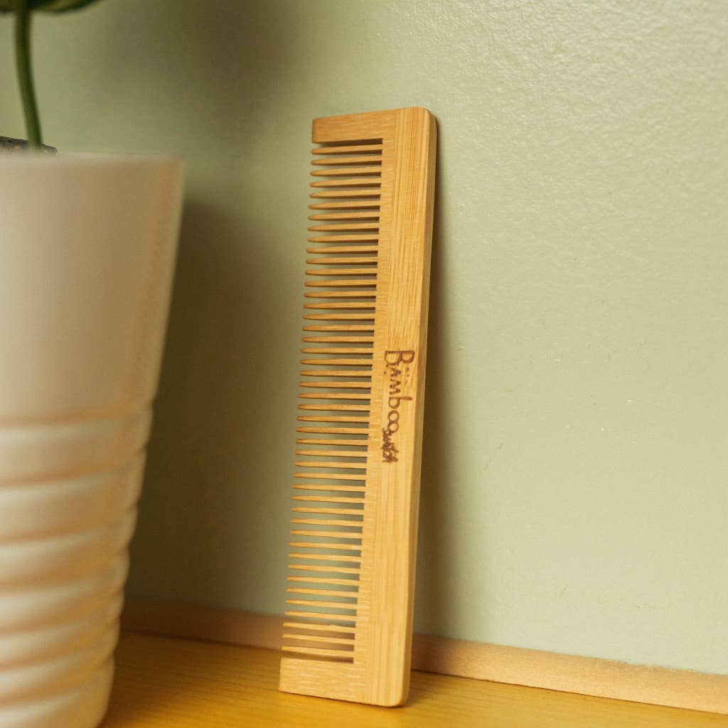 Natural Bamboo Comb | Stocking Stuffer