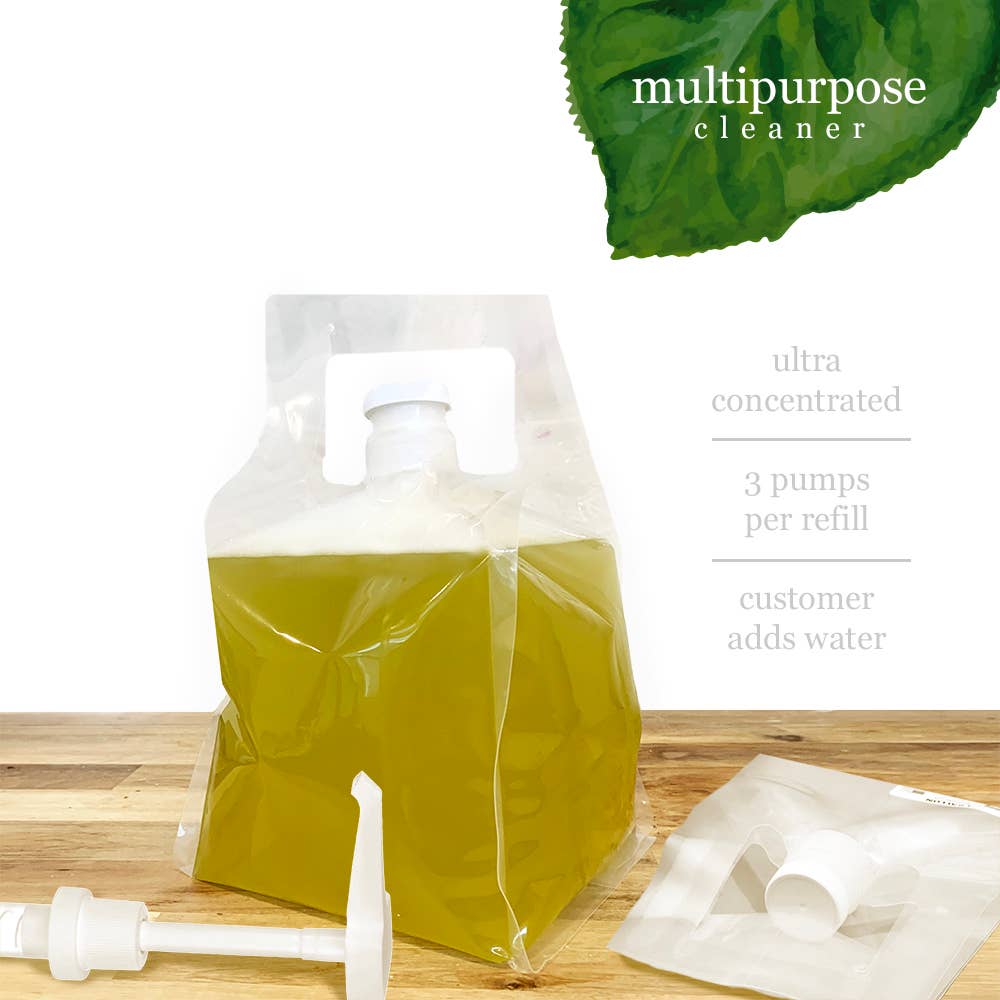 Bulk Multisurface Cleaner Concentrate: Gallon / Lemongrass & Sage