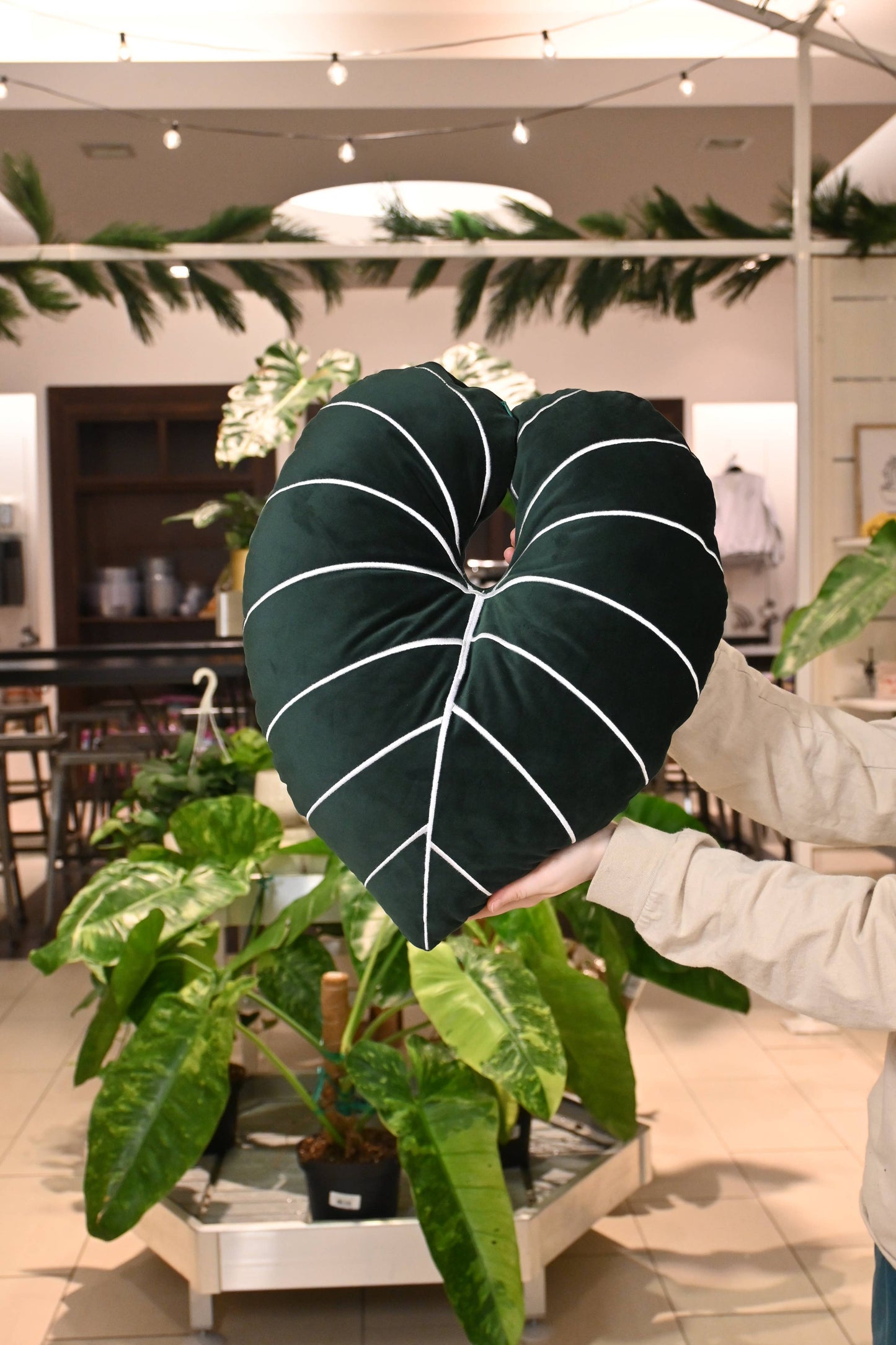 Leaf Pillows: Philodendron