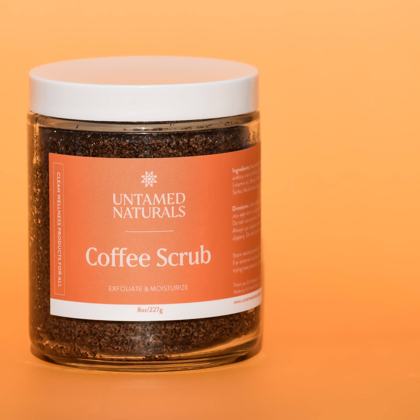 Coffee Scrub: 8 oz full size