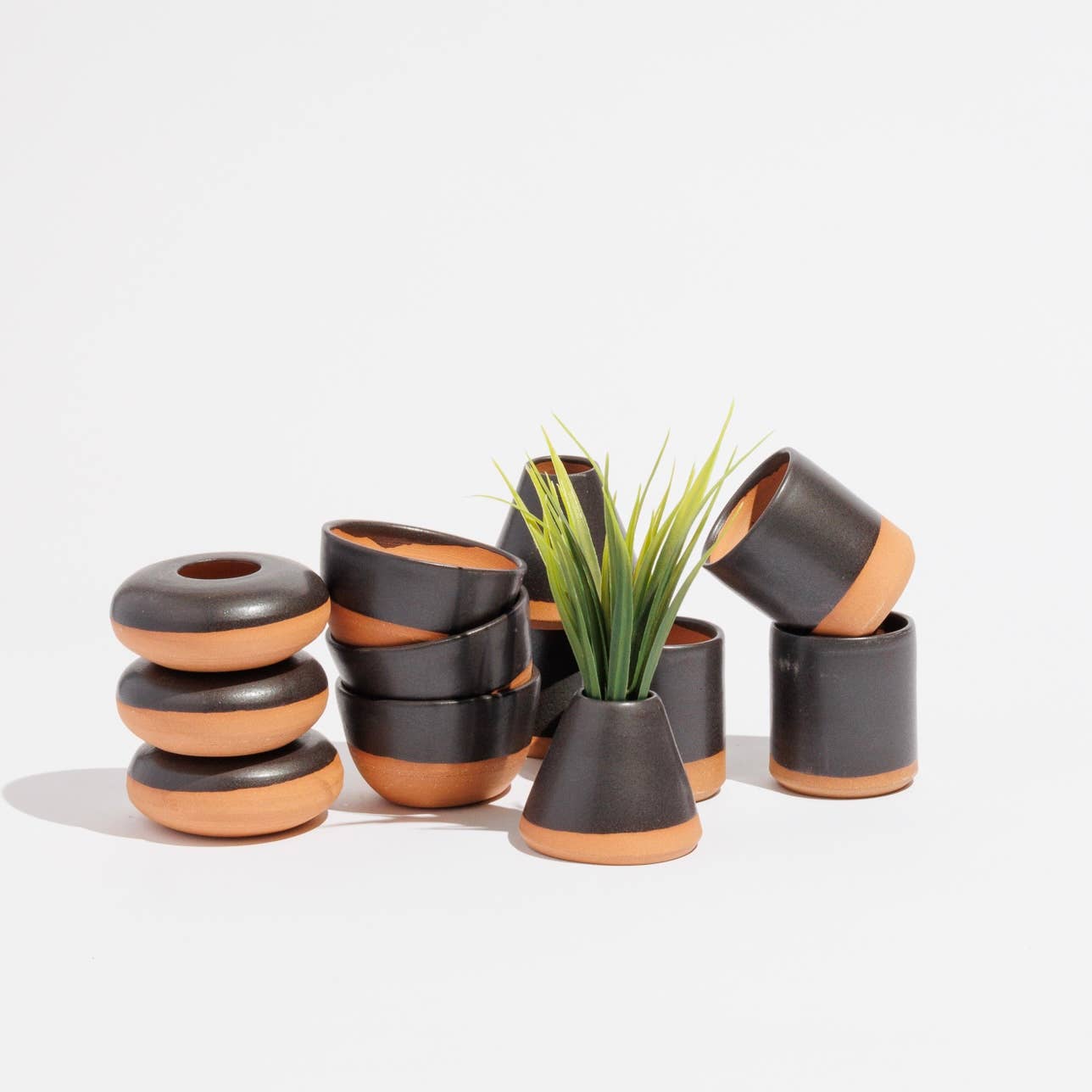Tiny Planter Assortment | handmade pottery in 5 glazes