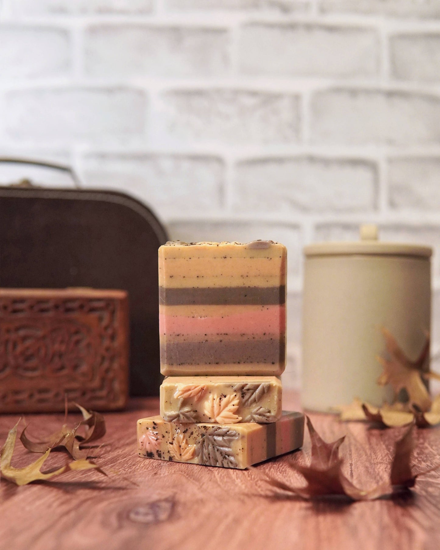 Sugared Sequoia - Exfoliating Coffee Scrub Shea Butter Soap