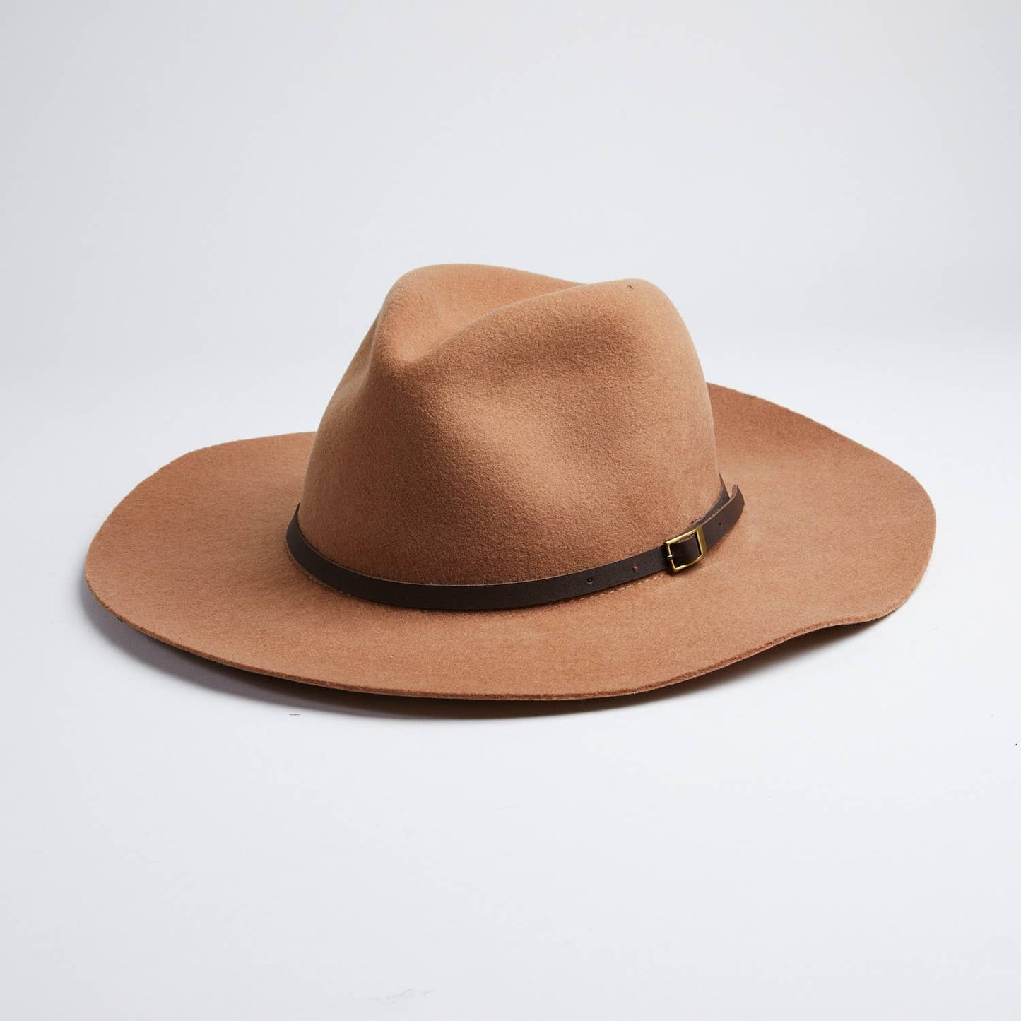 Rancher Style Tobacco Felt Hat - Unisex