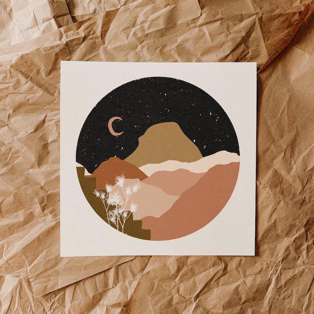 Desert Flower at Night II