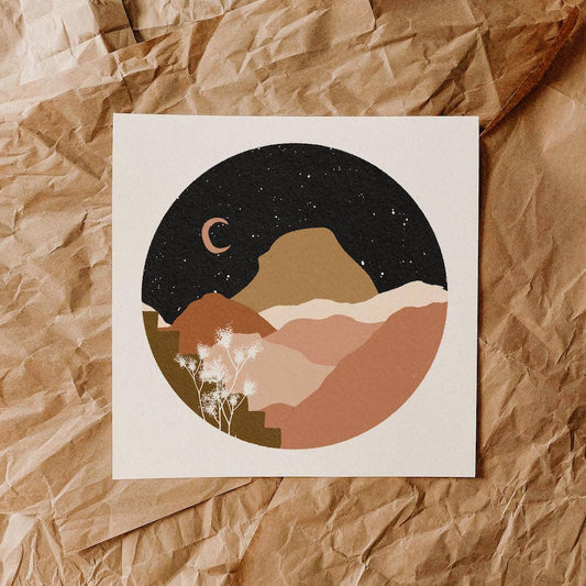 Desert Flower at Night II