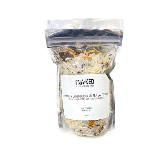 Lemon + Lavender Salt Soak - 472 ml/16 floz