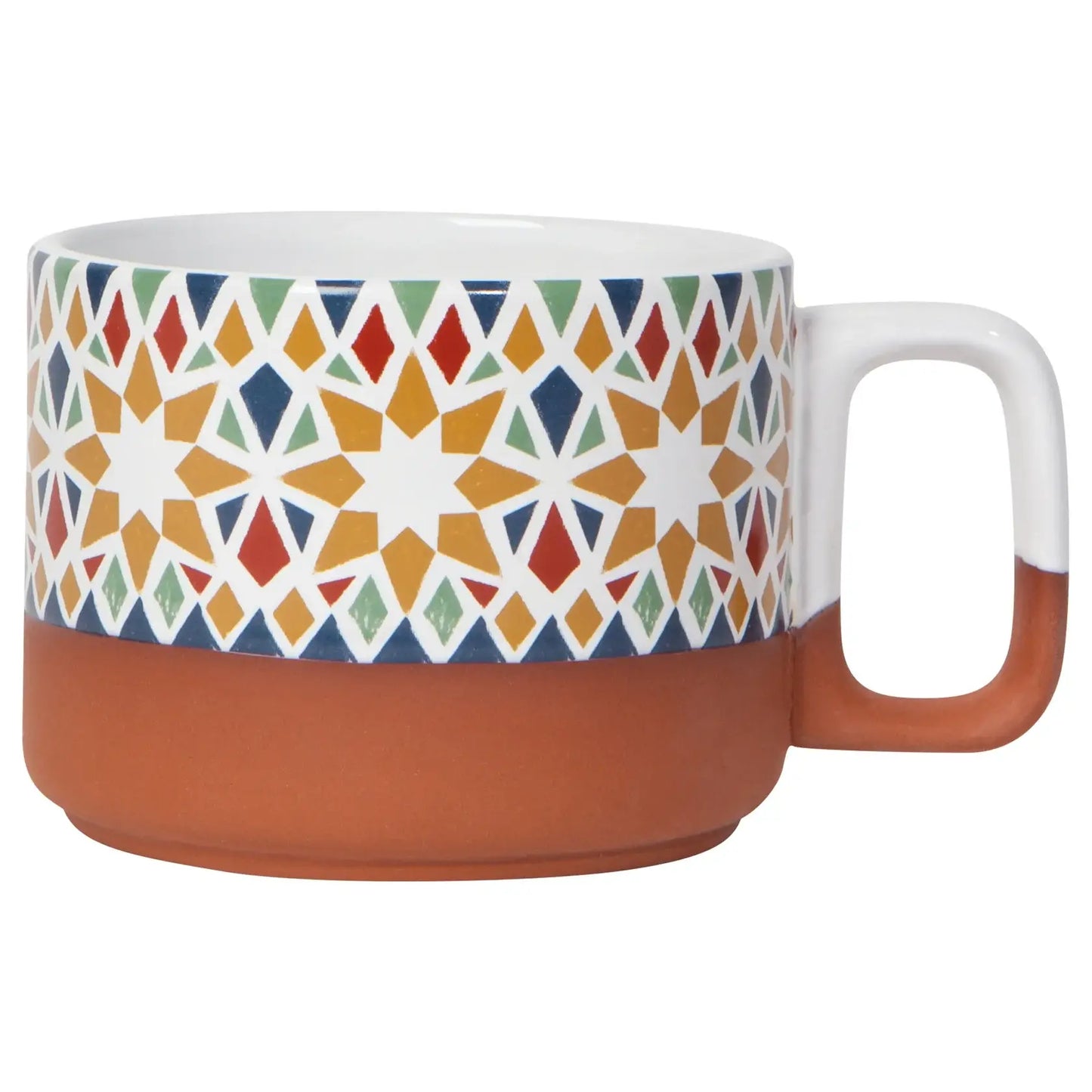 Kaleidoscpe Terracotta Mug Set of 2