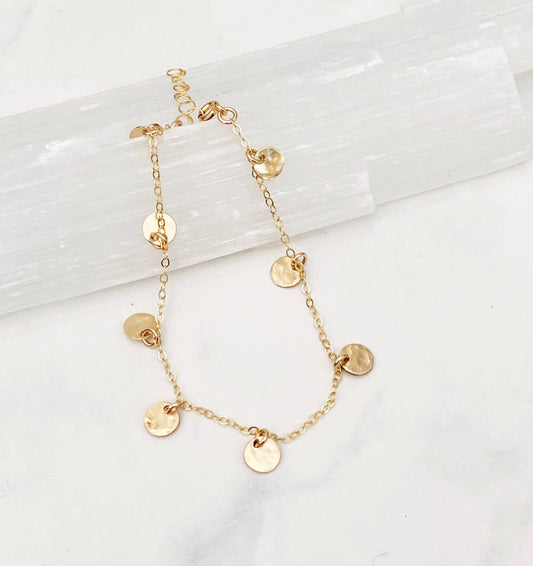 Multi disk bracelet
