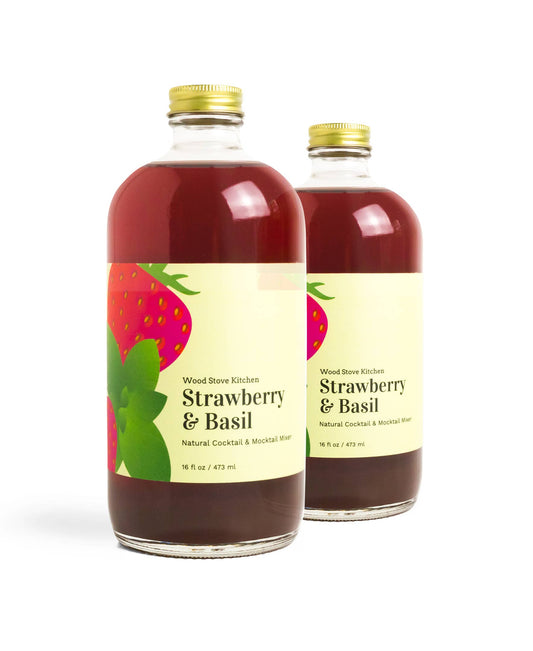 Strawberry And Basil Cocktail & Drink Mix, 16 fl oz