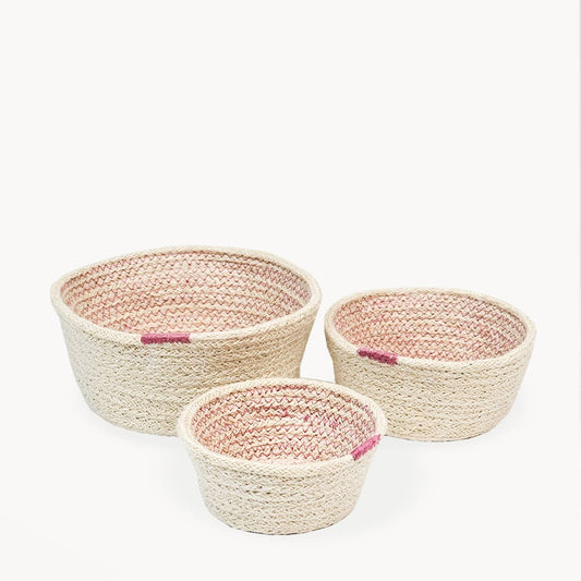 Amari Bowl - Pink (Set of 3)