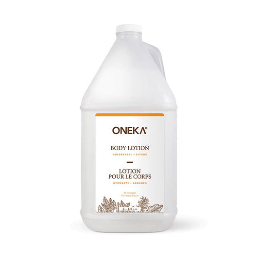 Oneka Goldenseal and Citrus Body Lotion: bulk refill