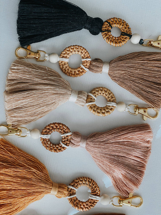 Rattan Essential Oil Keychain Diffuser