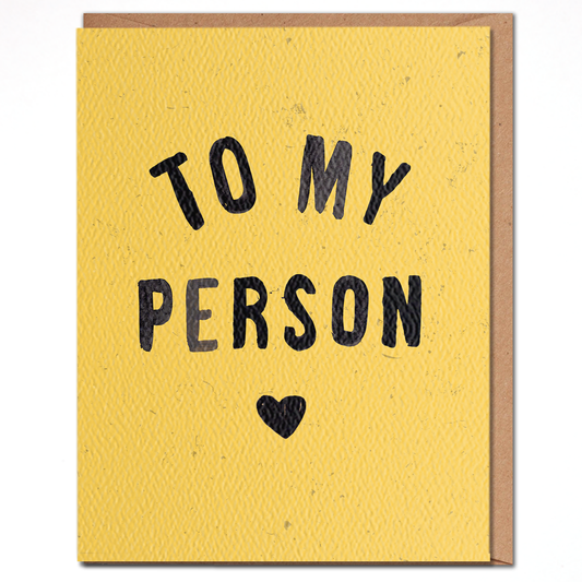 To My Person Card