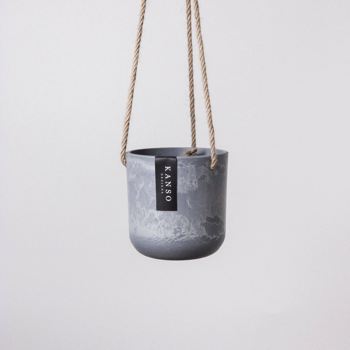 4" Signature Stone Hanging Planter Pot