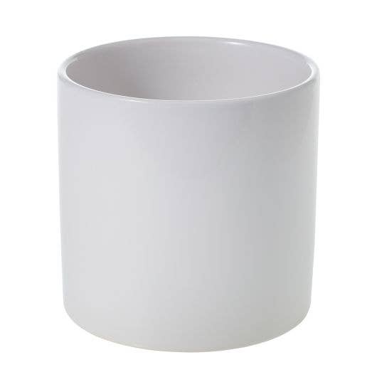 Cercle Pot: 6.5" Pot / Shiny White