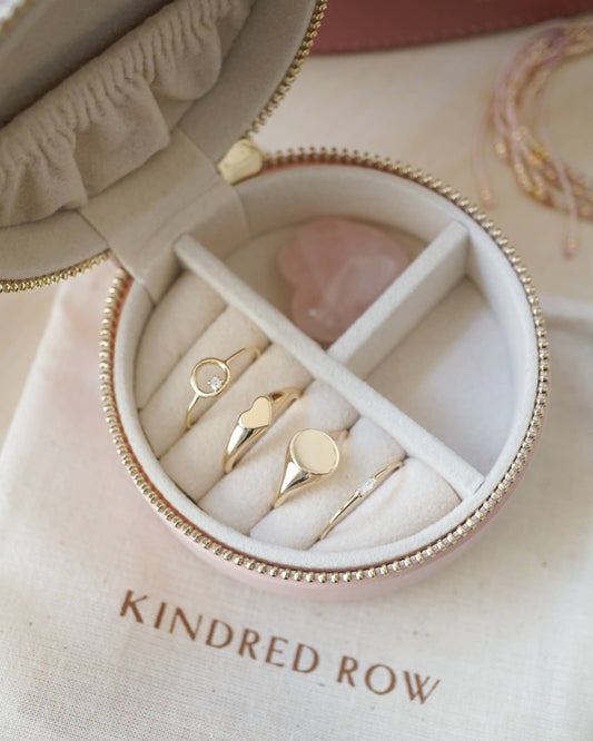 Jewelry Case, Nude Leather