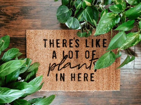 A Lot Of Plants In Here Mat